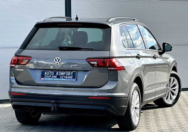 Volkswagen Tiguan cena 92999 przebieg: 159965, rok produkcji 2018 z Lędziny małe 781